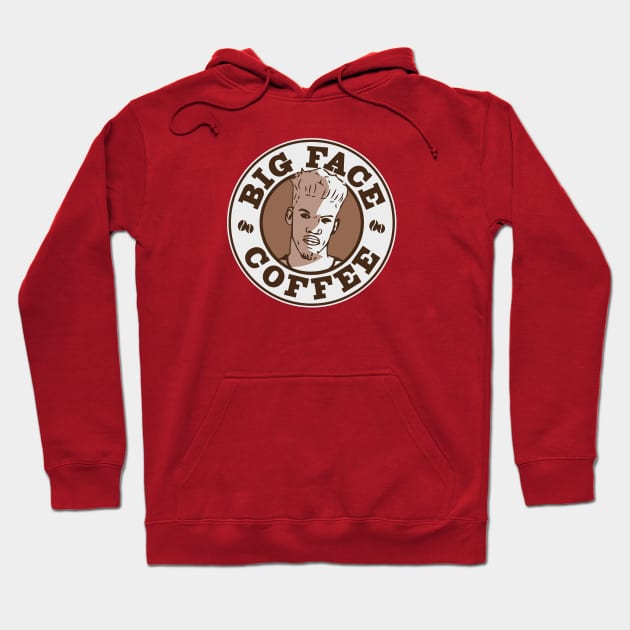 Big Face Coffee Hoodie by dbl_drbbl